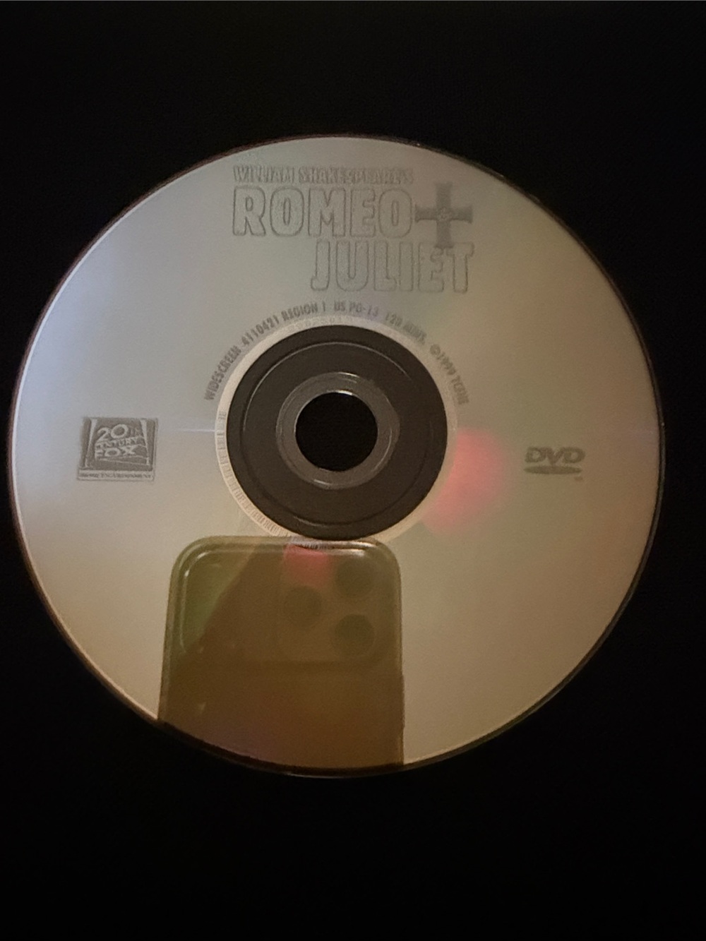 Romeo + Juliet DVD Disc - Silver